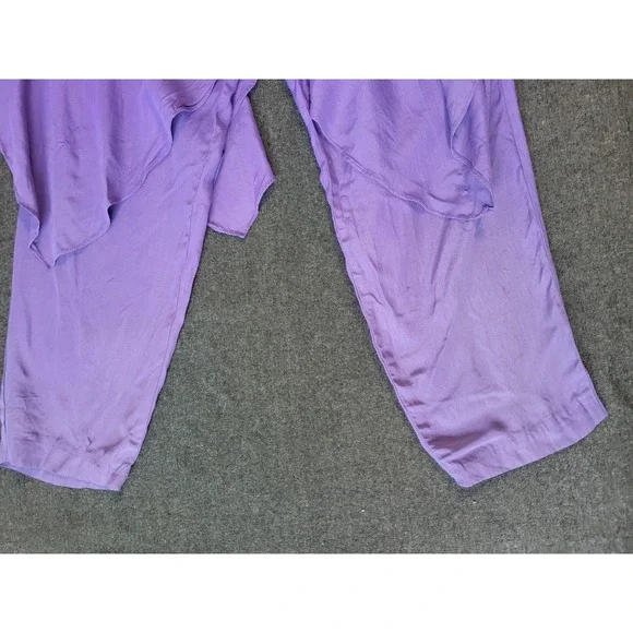 Vintage 70s Hippy Genie Belly Dancing Pants Purple Harem Small‎ Funky Unique - Picture 3 of 13